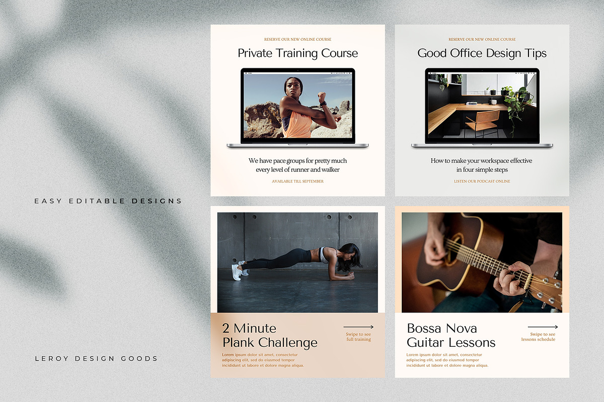 COACH - Canva Instagram Template, a Social Media Template by LEROY Design (Photo 4 of 9)
