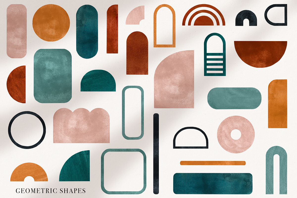 Abstract Gouache Shapes, Backgrounds, a Texture Graphic by CatJello Graphics (Photo 12 of 25)