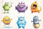 Cute Funny Monster Sublimation Clipa, a Seasonal Illustration by Rose Art (Thumbnail 3 of 4)