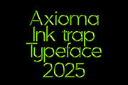 Axioma - Ink trap Sans Serif, a Sans Serif Font by subkulturetype (Thumbnail 2 of 8)