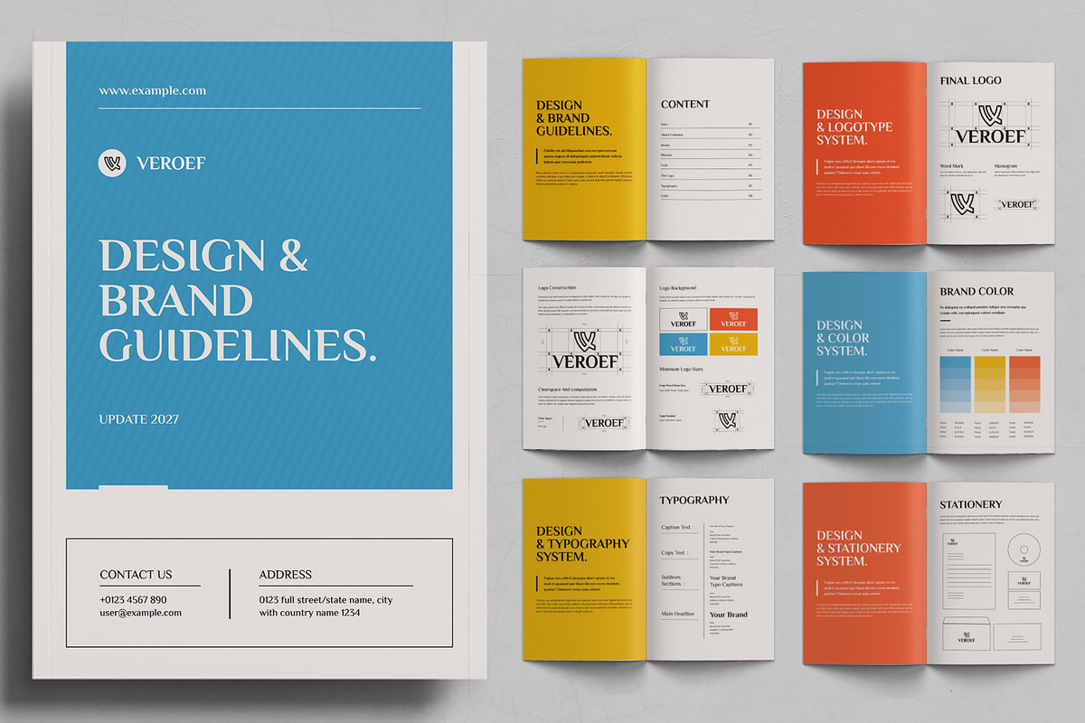 Modern Brand Guideline Bundle preview 5