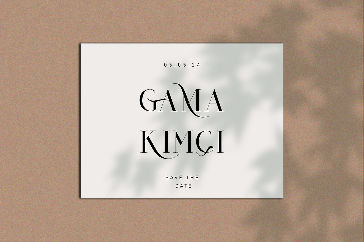QHARO - Elegant & Luxury, a Serif Font by BOOSH Studio (Photo 9 of 14)