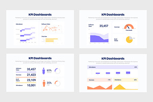 KPI Dashboards Infographics