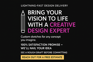 Hire a Graphic Designer, an Illustration by HubbaDigitals