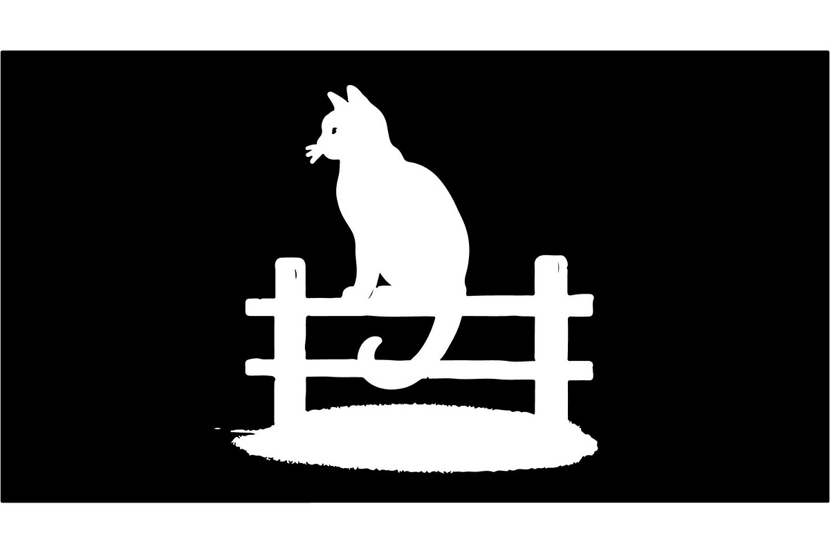 Cute Cat Silhouette Vector Mega, an Animal Illustration by Designer_Momina (Photo 27 of 31)