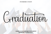 Graduation, a Handwritten Font by FreshTypeINK (Thumbnail 1 of 8)