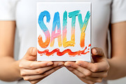 Preppy Painted Salty Beach Shirt, an Illustration by CraftArtStudio (Thumbnail 2 of 4)