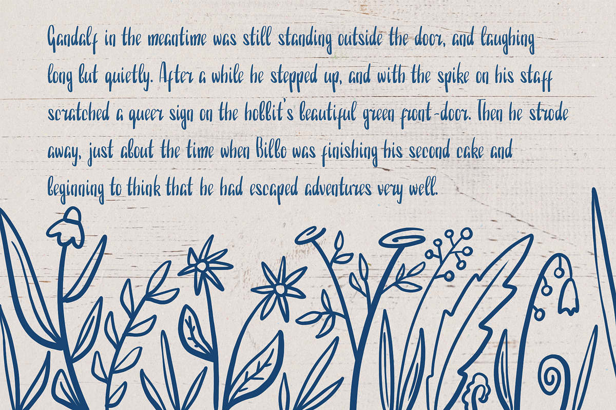 Straight Brushpen Handwritten Font, a Script Font by RabbitAndPencil (Photo 4 of 5)