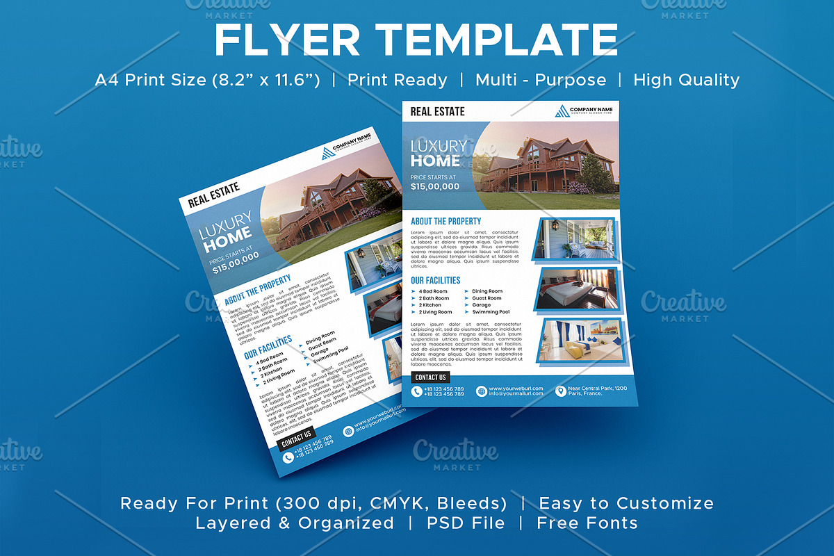 Creative Modern Flyer Template, a Flyer Template by MG Graphics (Photo 1 of 7)