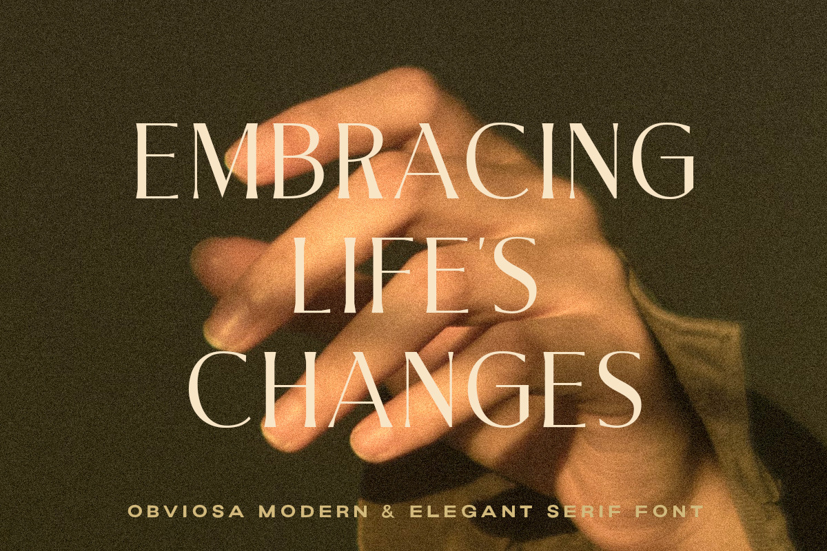 Obviosa - Modern Serif, a Serif Font by Letterhend Studio (Photo 3 of 10)