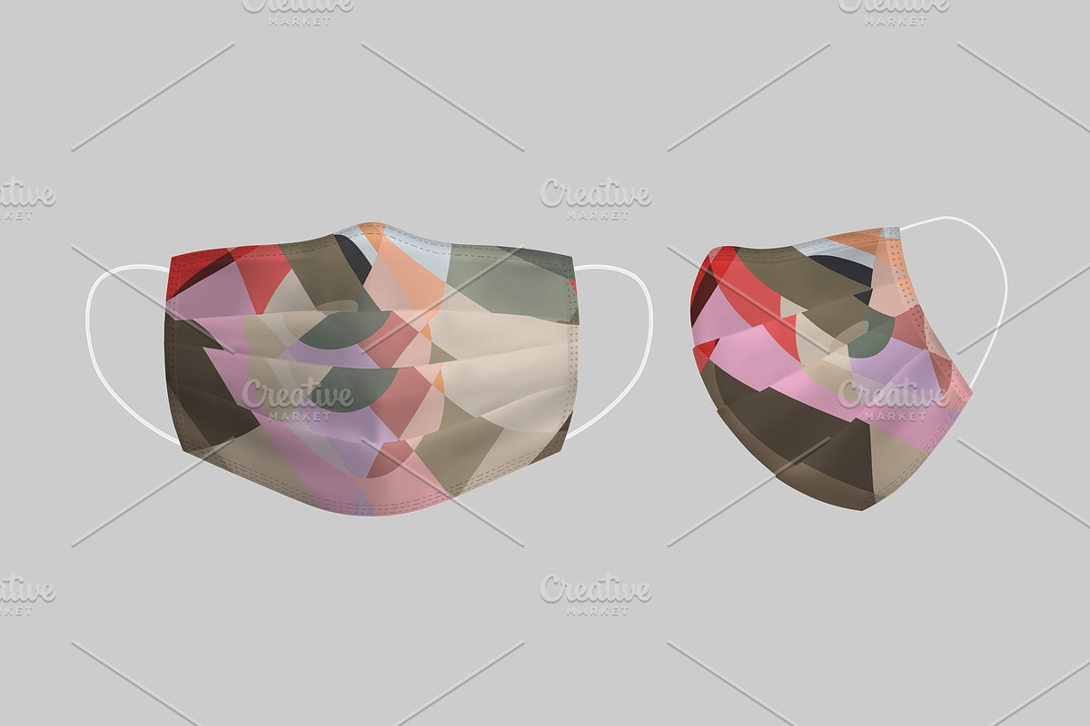 Realistic medical face mask, a Mask Mockup by Kseniia_designer's shop (Photo 4 of 4)