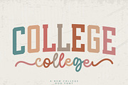 College Duo, a Slab Serif Font by Mini_World (Thumbnail 1 of 5)