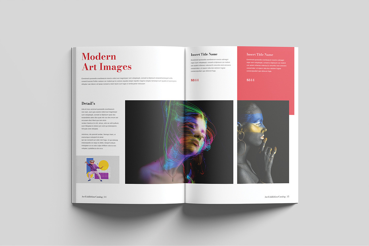 Art Exhibition Catalog Template, a Magazine Template by Cleffon_Graphic_Studio (Photo 8 of 9)