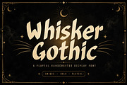 Whisker Gothic-Bold Handcrafted Font, a Blackletter Font by Wow Magic (Thumbnail 1 of 4)