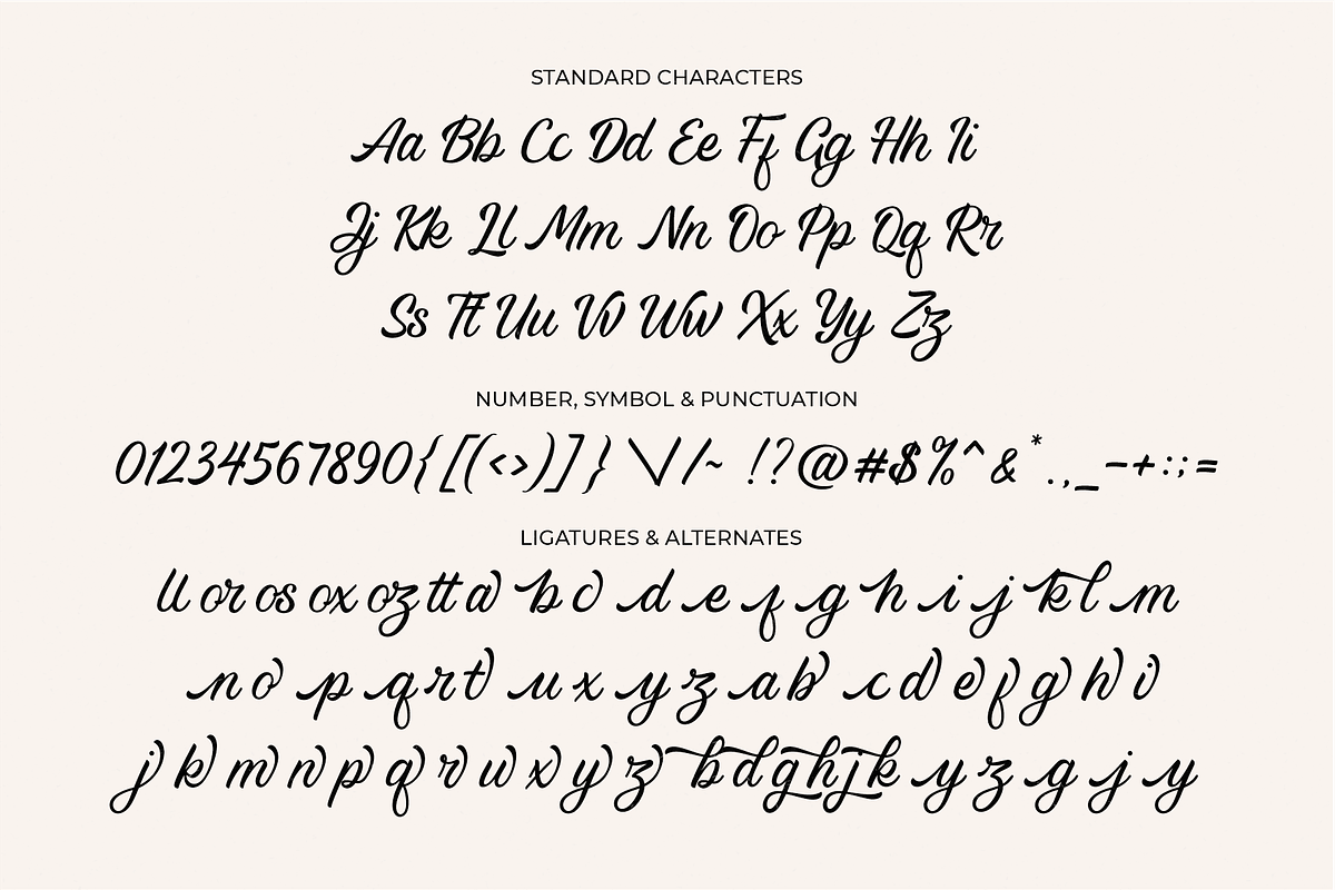 Alluring Calligraphy Fonts, a Script Font by 50Fox (Photo 14 of 14)