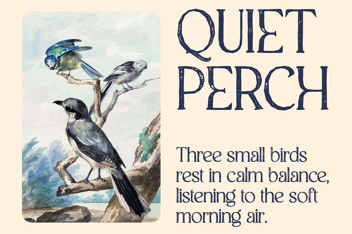 CS Anthea Stamp, a Serif Font by Craft Supply Co. (Photo 5 of 7)