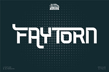 Faytorn - Futuristic Display Font