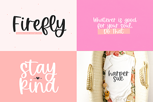 Spring Handwritten Font Bundle