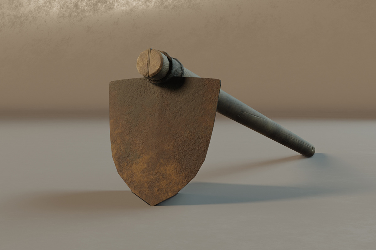 Hoe rust, an Object 3D Model by mockupzz (Photo 6 of 7)