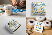 Hanukkah Jewish holiday design, an Object Graphic by DariSmartArt (Thumbnail 4 of 8)