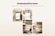 Letterhead Templates 6 Designs Word, a Stationery Template by B2 Studio (Thumbnail 9 of 18)