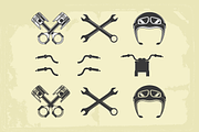 Vintage Motorcycle Badge Vol. 01, a Branding & Logo Template by Dikas Studio (Thumbnail 5 of 5)