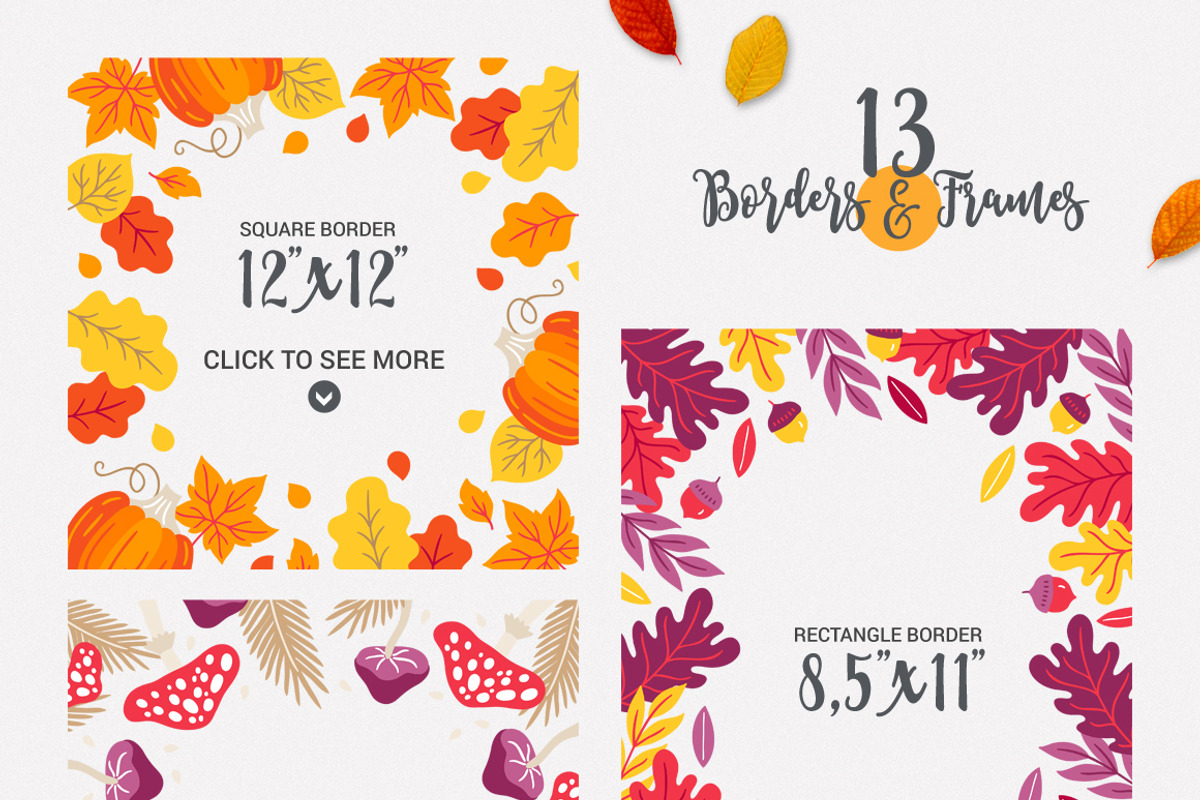 Autumn Forest Kit, an Object Illustration by miumiu (Photo 4 of 7)