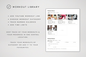 Workout Log Template For Notion