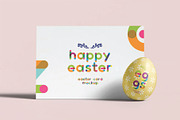 Easter Eggs and Card Mockup, an Advertising Mockup by DesignRushMarket (Thumbnail 4 of 8)