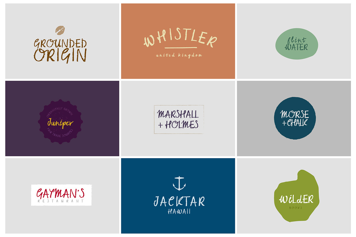Griffon Chalk Font | Bold Hand Font preview 8