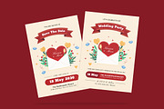 The Note Wedding Invitation Template, an Invitation Template by iDoodle Studio (Thumbnail 4 of 4)