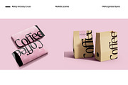 Coffee Bag Packaging Mockup Set, a Cups & Container Mockup by Mego-studio (Thumbnail 6 of 8)