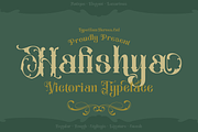 Hafishya Antique Typeface, a Blackletter Font by TypeClassHeroes (Thumbnail 1 of 10)