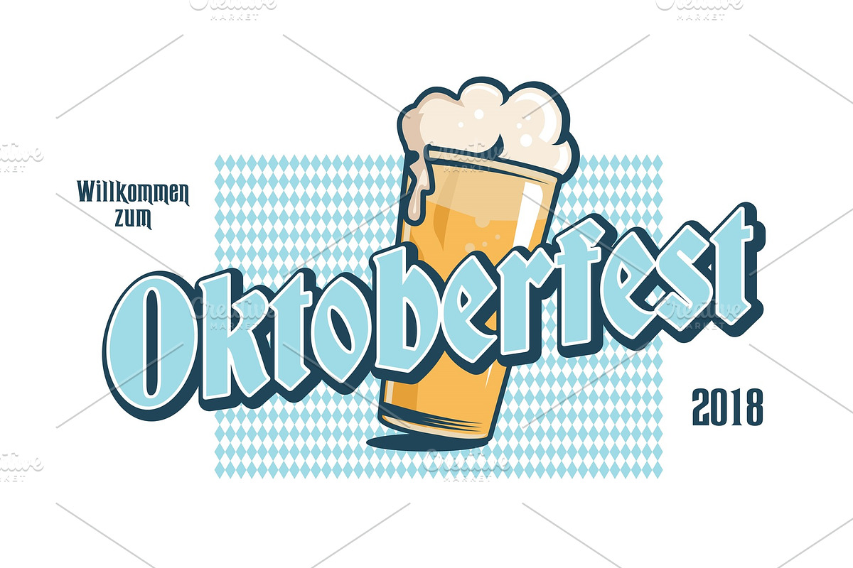 Oktoberfest logo, a Food Illustration by Di Bronzino