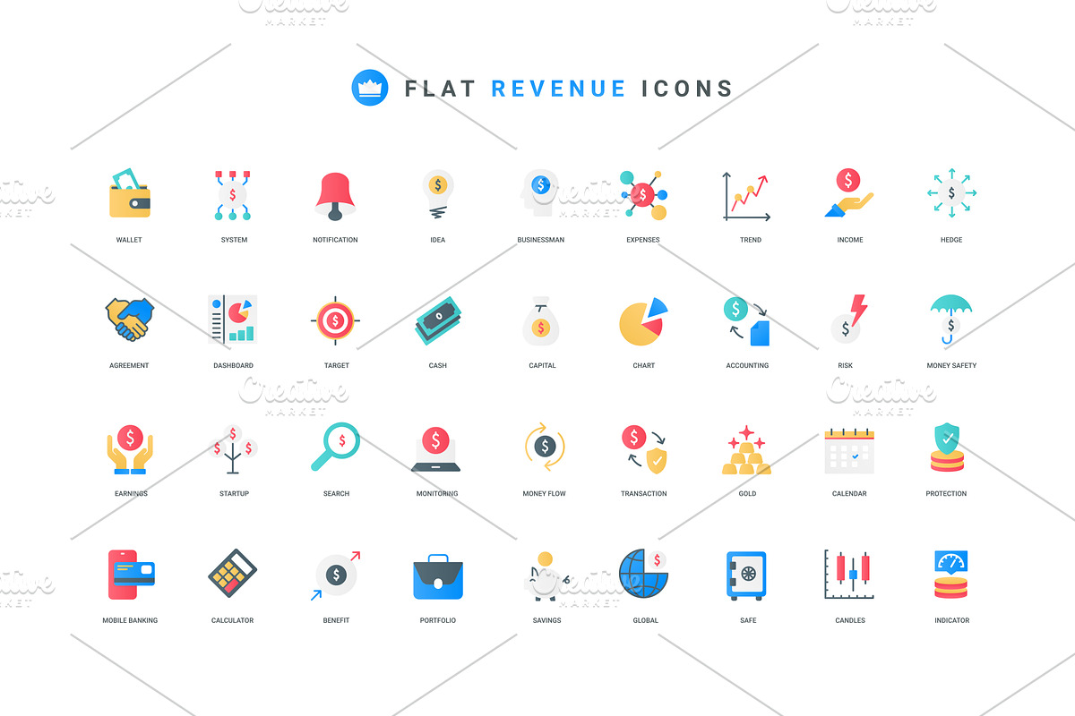 Revenue, finance and accounting, an Object Illustration by Lemberg Vector