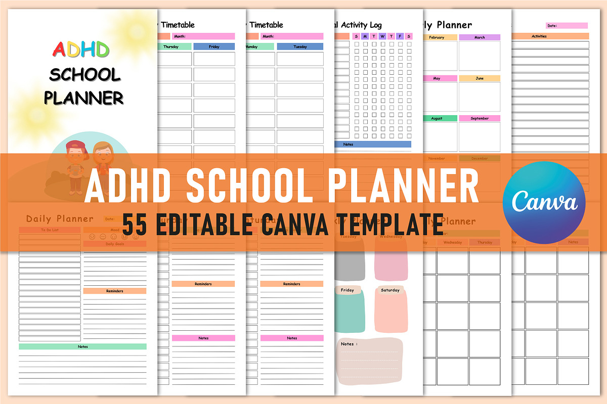 Ultimate ADHD Organization Bundle, a Stationery Template by Shumaya (Photo 13 of 13)