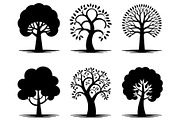 Versatile Tree Vector Silhouettes, an Illustration by hafijul (Thumbnail 7 of 7)