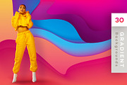 Landing Page Gradients, a Texture Graphic by Polar Vectors (Thumbnail 1 of 12)