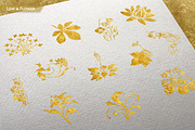 120 Gold Foil Elements + Free Bonus, a Texture Graphic by VL Shop (Thumbnail 3 of 5)