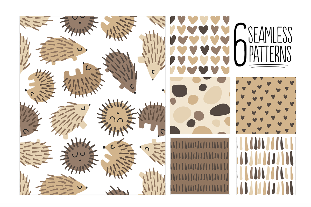 Happy Hedgehogs - Illustration Set, an Animal Illustration by Illustrations by Jessie (Photo 3 of 4)