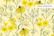 Summer Florals! Patterns & Motifs, a Pattern Graphic by HannaStudio (Thumbnail 8 of 10)
