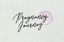 Pregnancy Journey - Monoline Font