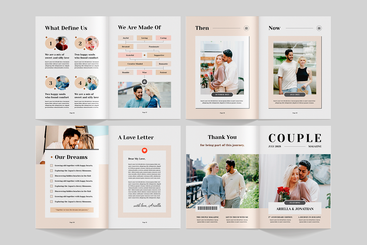 Couples Magazine Template, a Magazine Template by Leaflove (Photo 9 of 10)