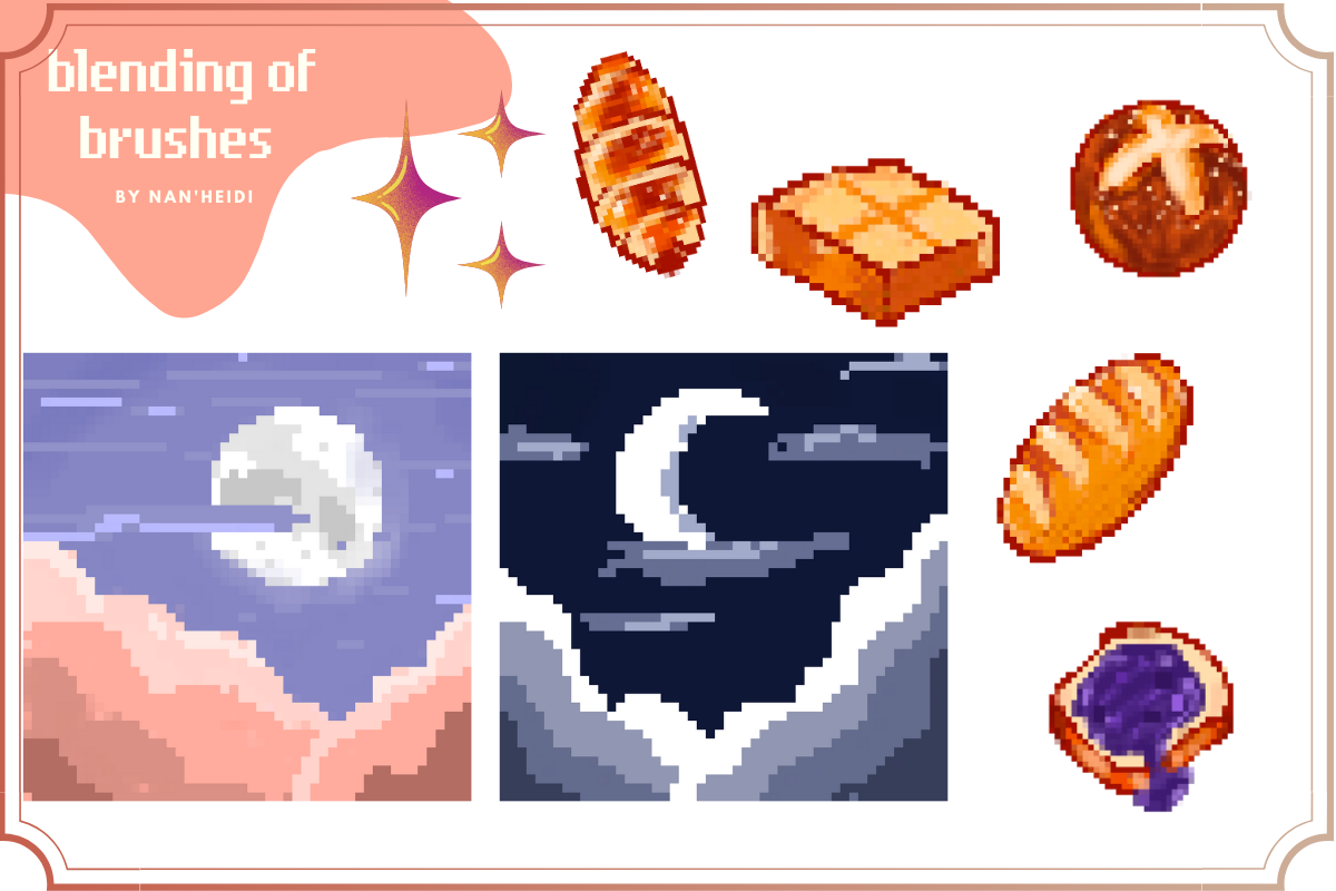 24 Pixel brush NHD 01, a Brush Add-On by Nan'Heidi (Photo 4 of 6)