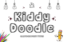 Kiddy Doodle - Display Font