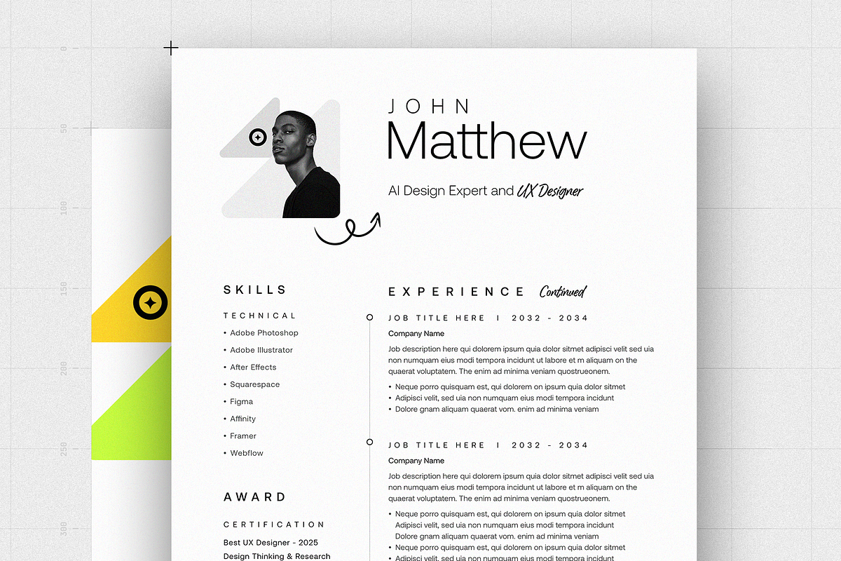Resume/CV, a Resume Template by Reuix Studio (Photo 4 of 7)