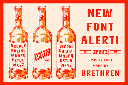 BDC Spritz Display font