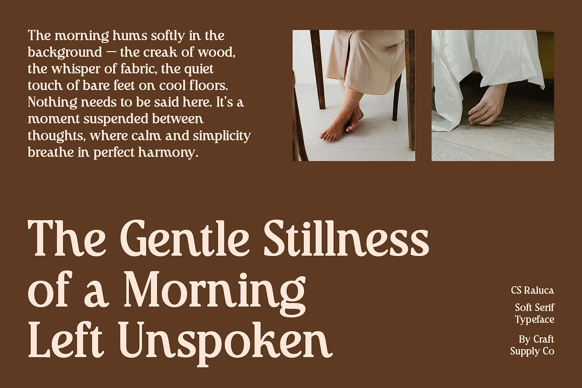 CS Raluca – Retro Font, a Serif Font by Craft Supply Co. (Photo 5 of 8)