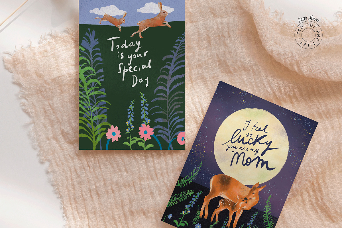 Dear Mom Collection, an Animal Illustration by Sara Zanello (Photo 8 of 12)