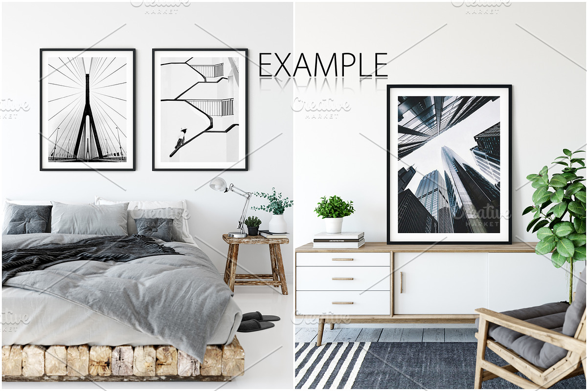 Frames & Walls Scandinavian Bundle-2, a Print Template by Yuri-U (Photo 17 of 44)